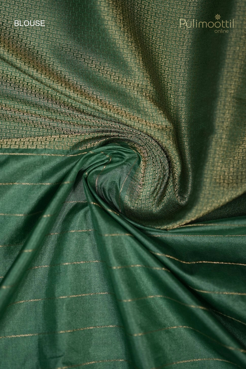 Jade Green Colour Kanchipuram Banarasi Silk Saree