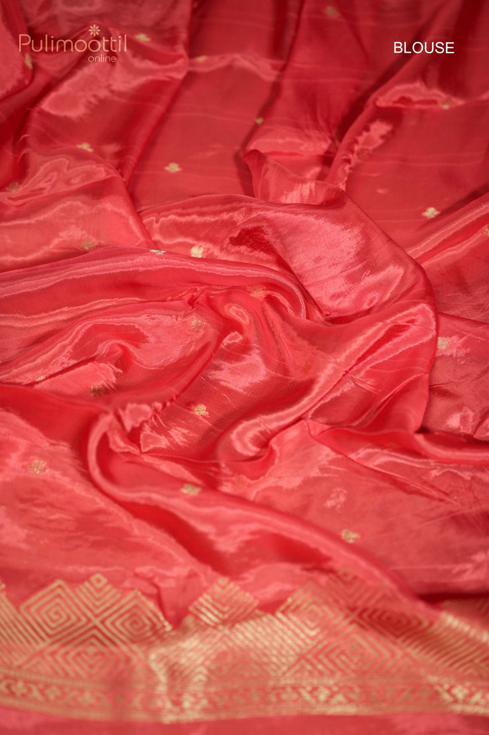 Orange Colour Banarasi Saree