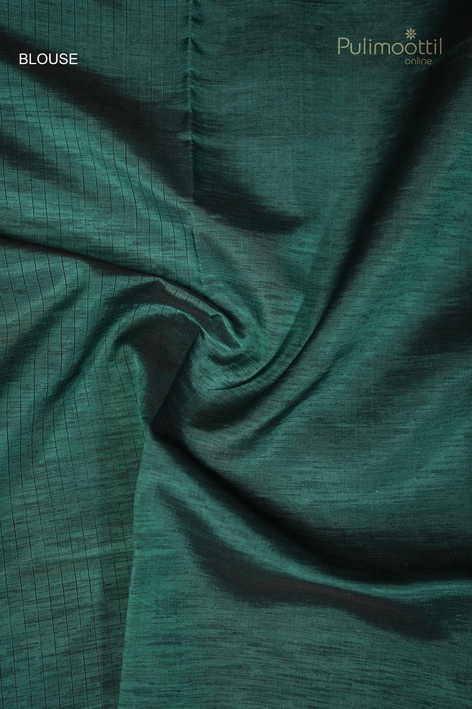 Teal Green Colour Kanchipuram Soft Silk Saree
