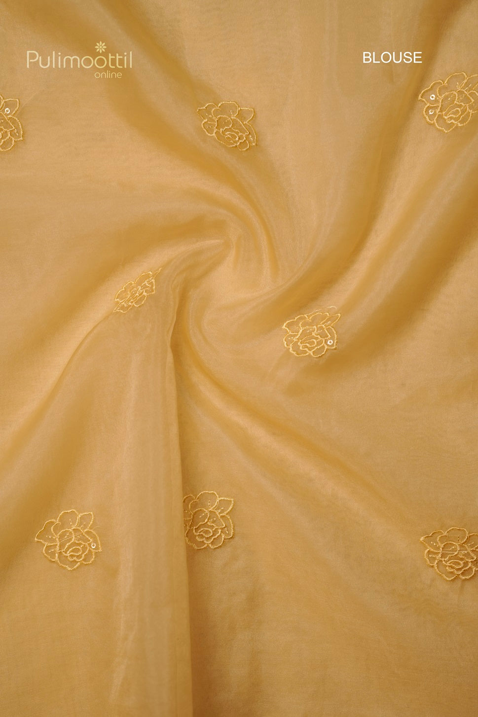 Pastel Yellow Colour Organza Fancy Saree