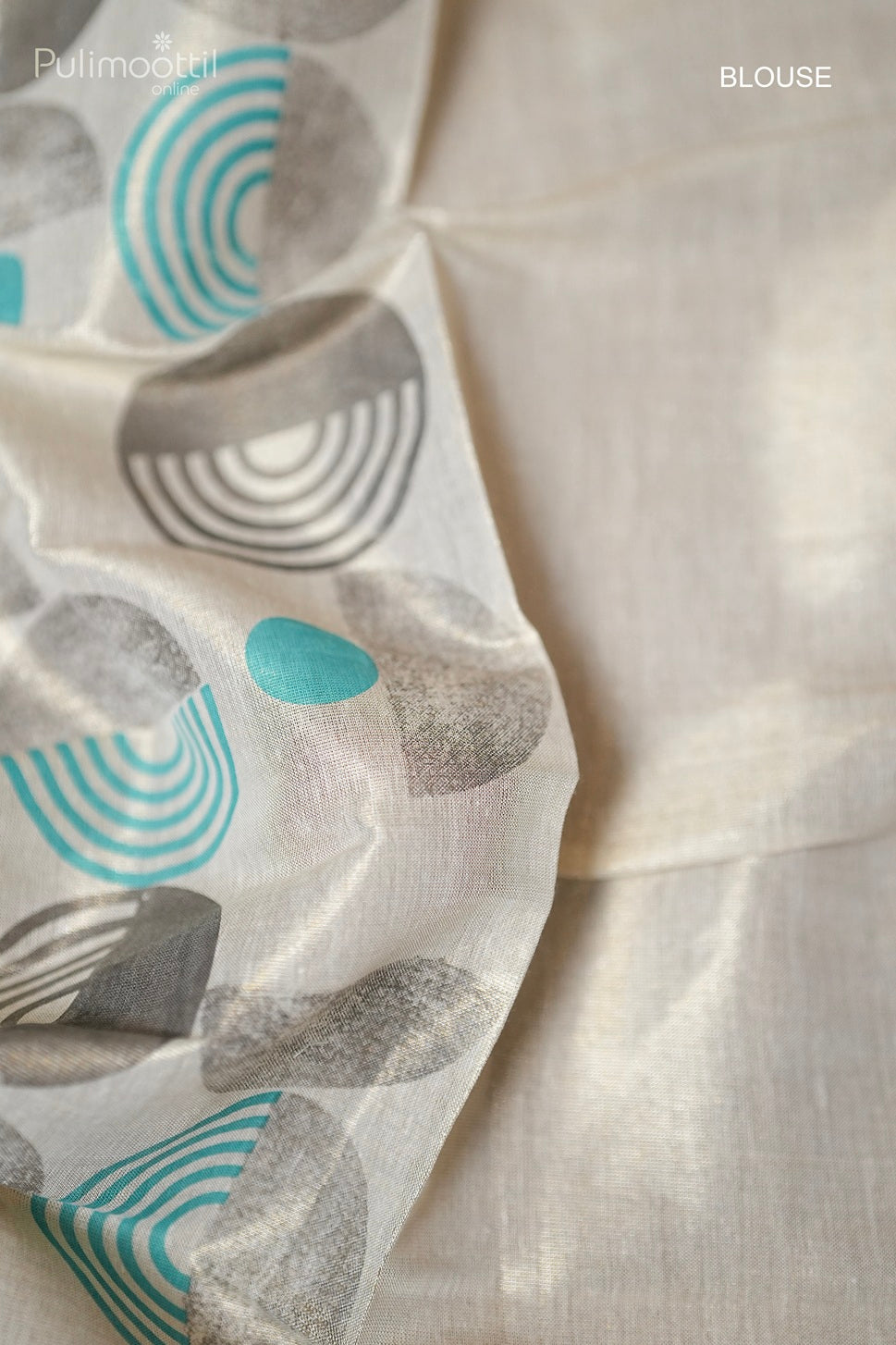 Kerala Traditional Golden Tissue Set Saree