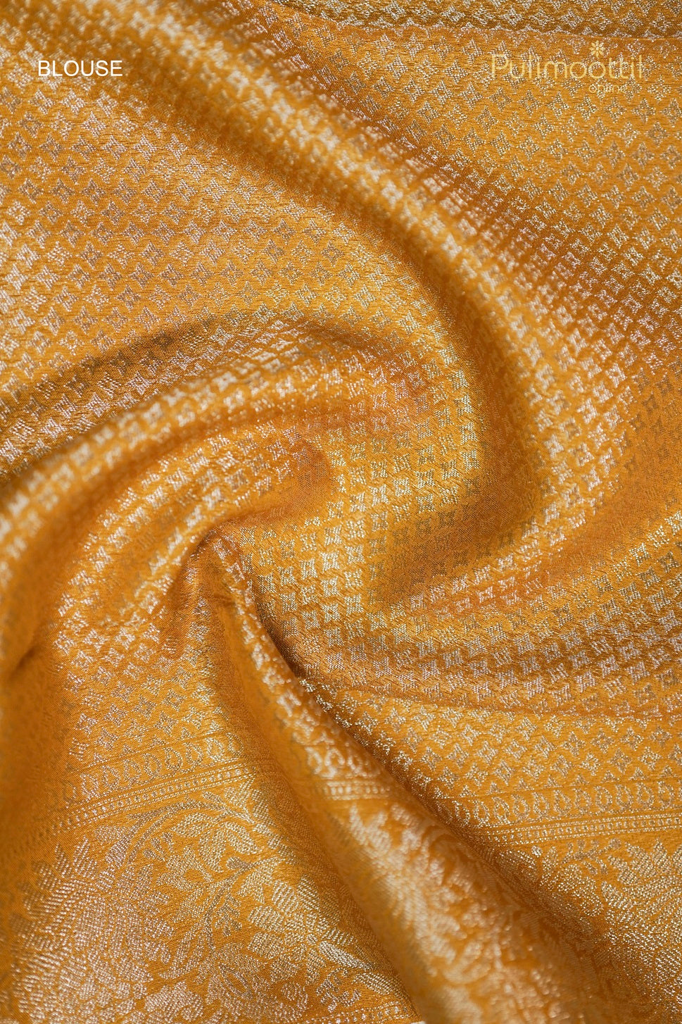 Yellow Green Colour Banarasi Silk Saree.