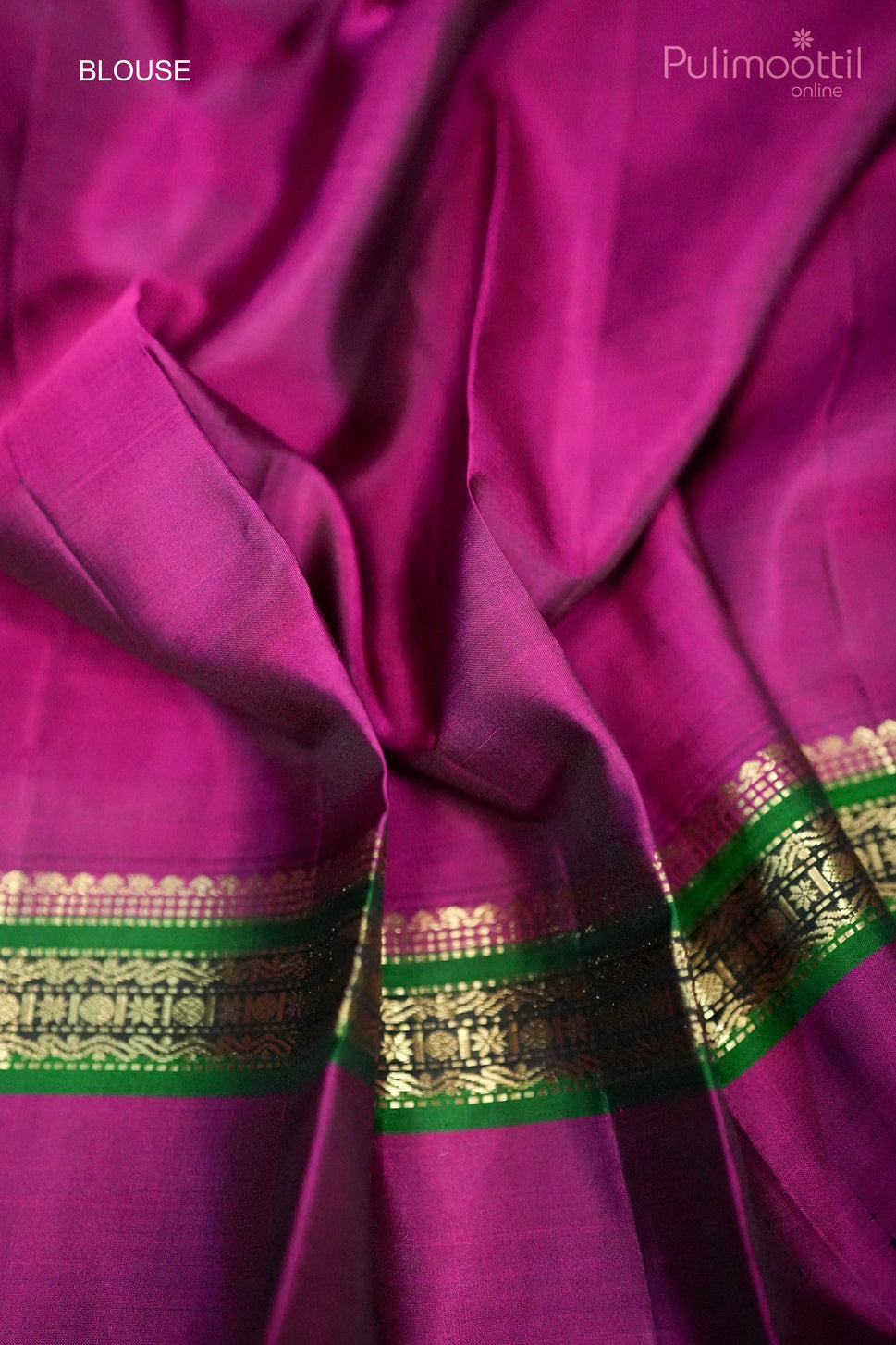 Light Green Colour Kanchipuram Designer Saree