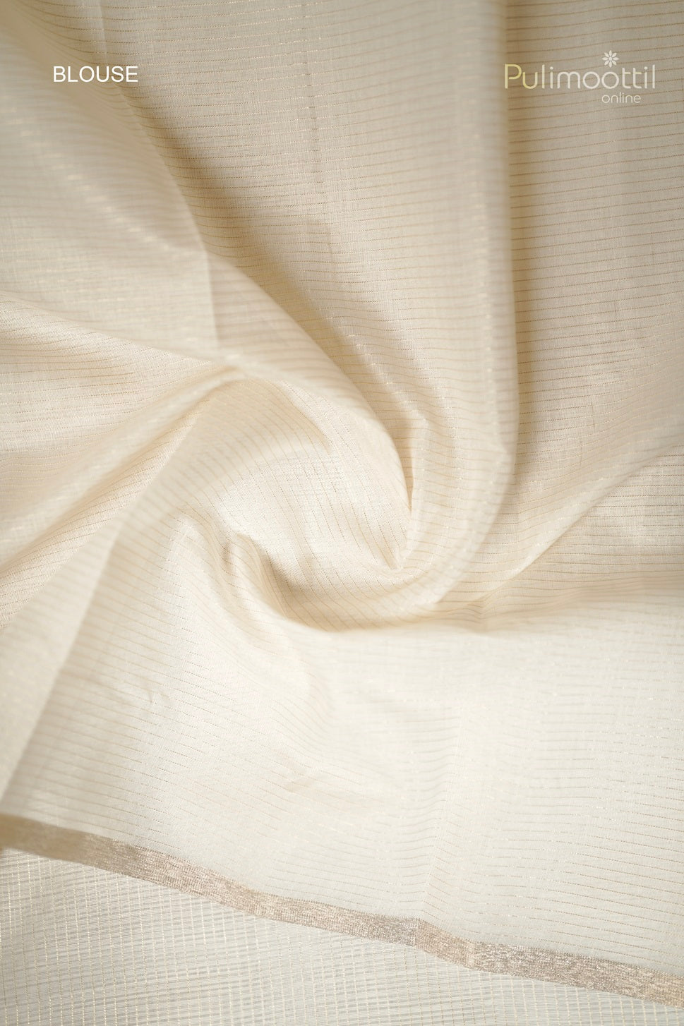 Cream Colour Net Kota Applique Work Fancy Saree.