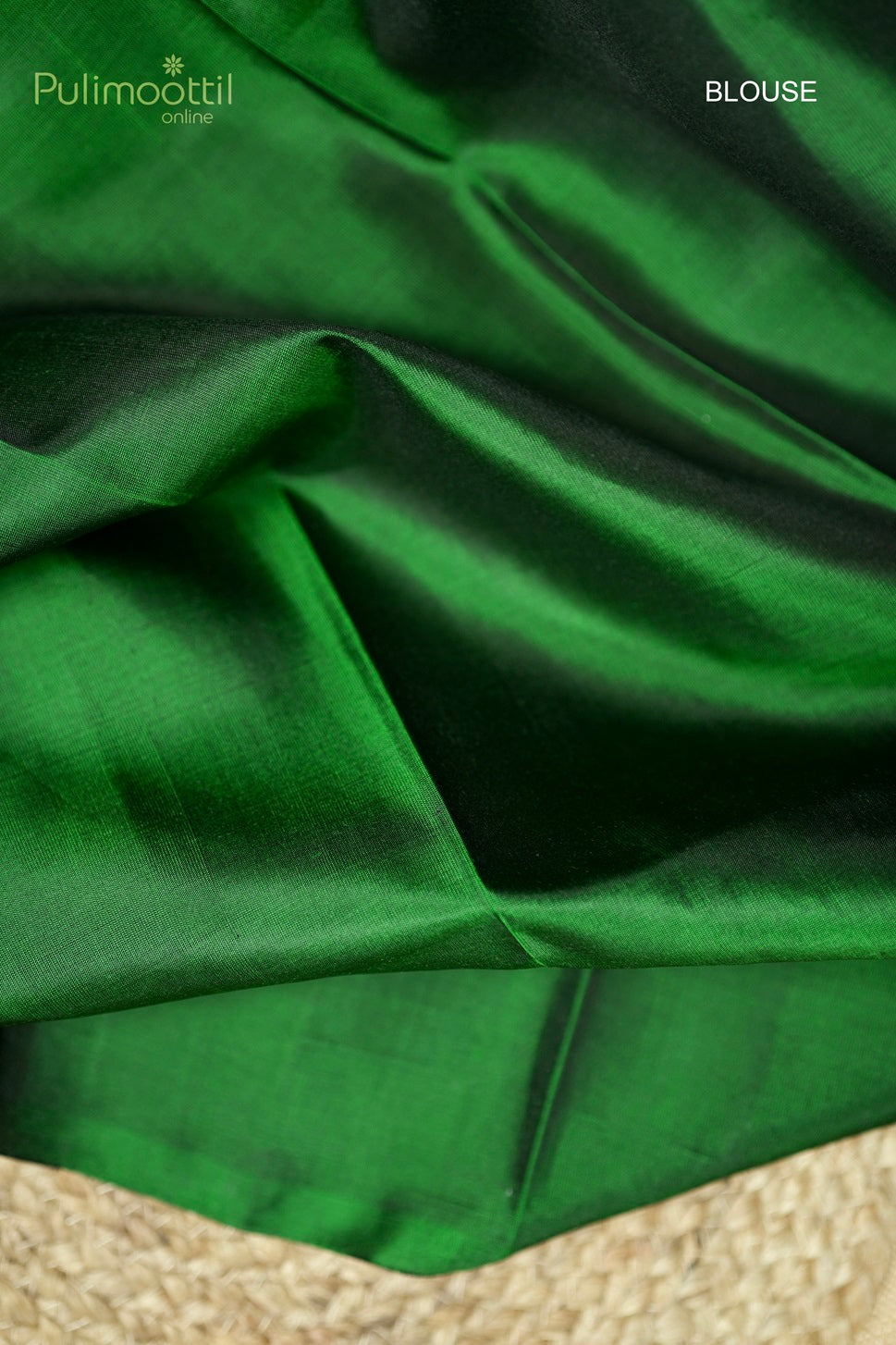 Pastel Olive Green Colour Kanchipuram Soft Silk Saree