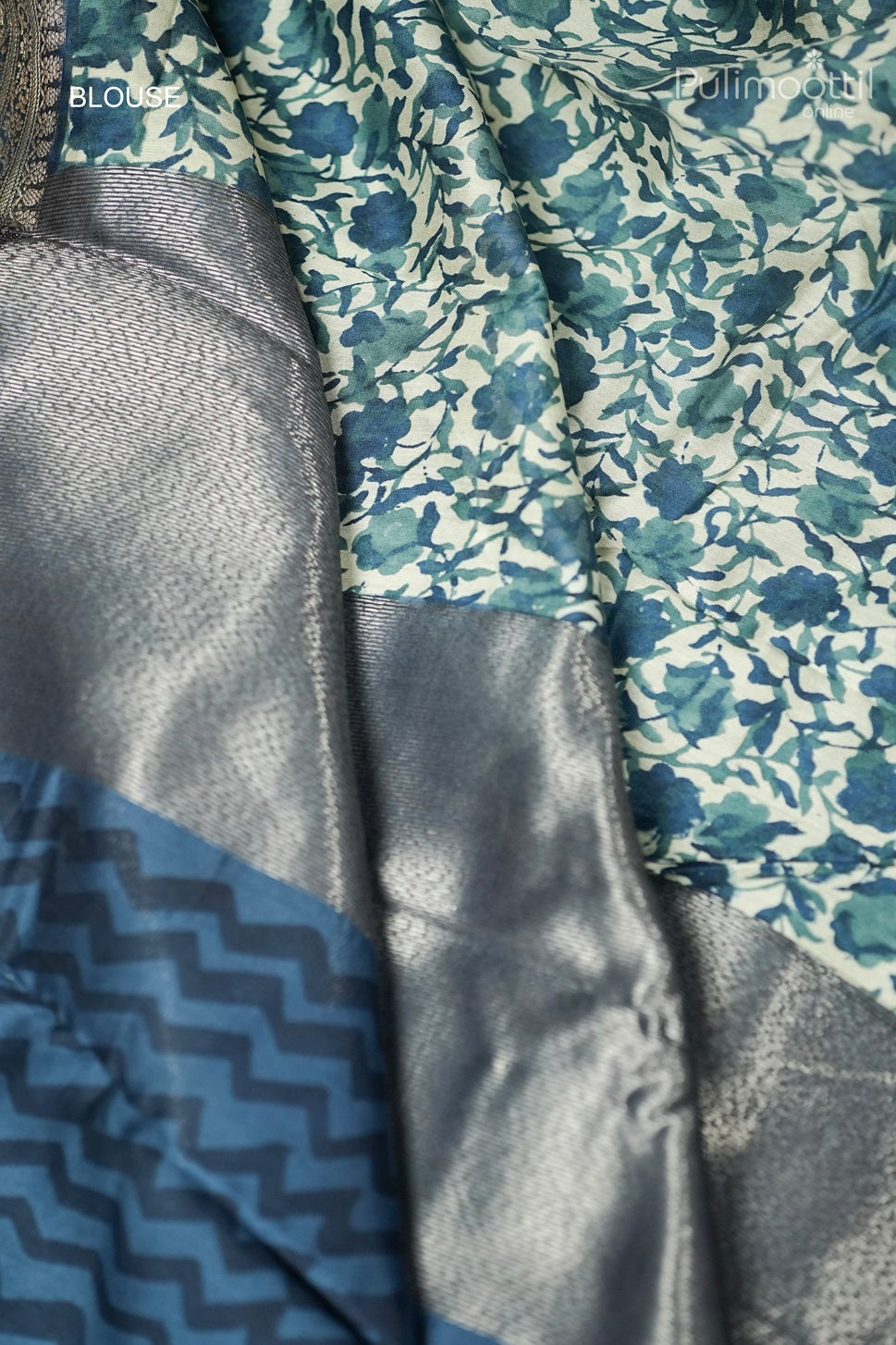 Cream Colour Chanderi Silk Saree