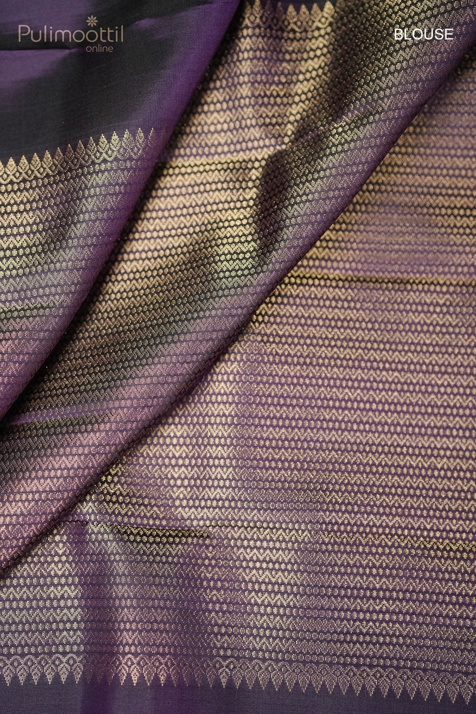 Dark Violet Colour Kanchipuram Soft Silk Saree