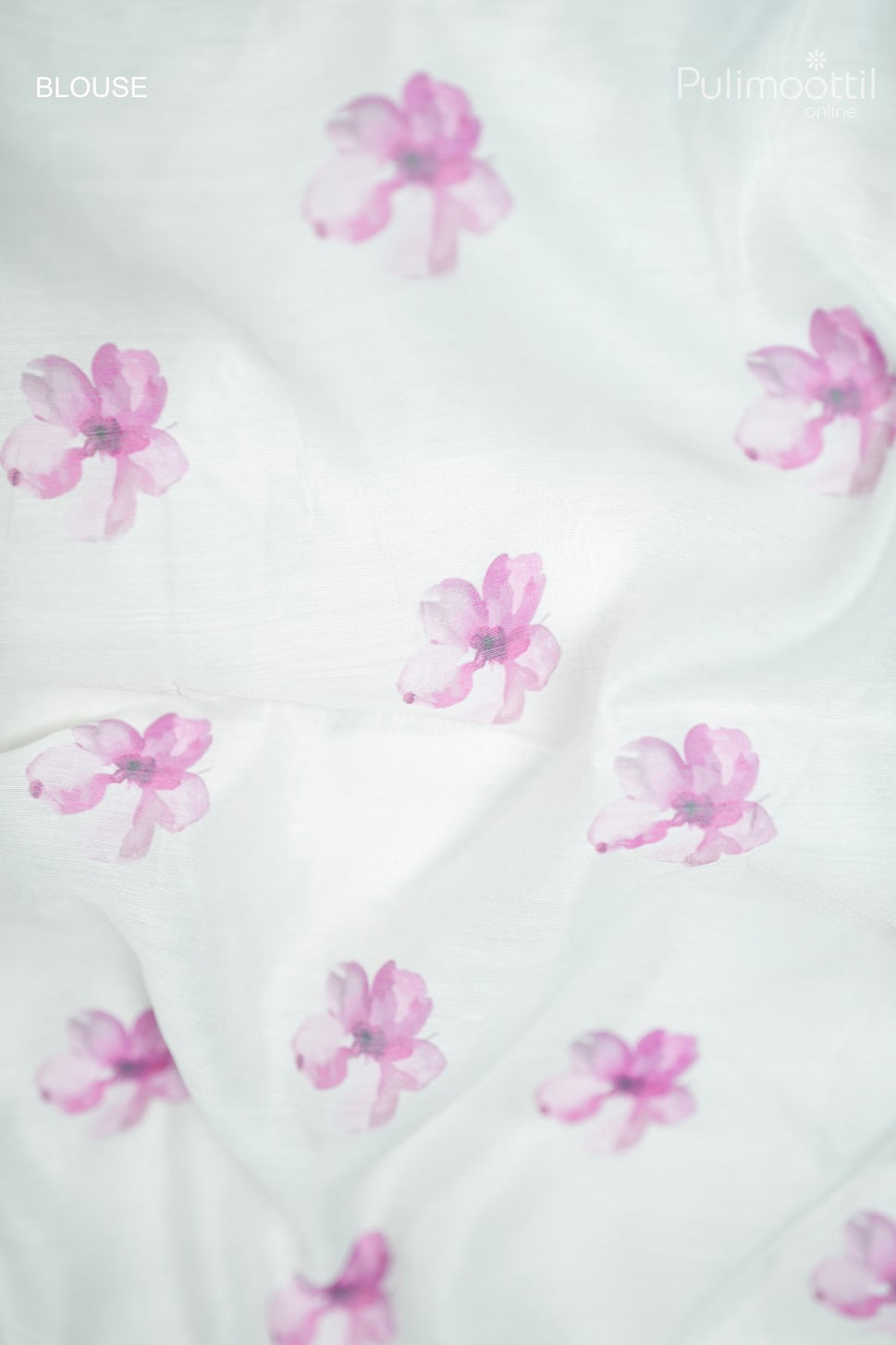 Cream Colour Semi Chanderi Fancy Saree