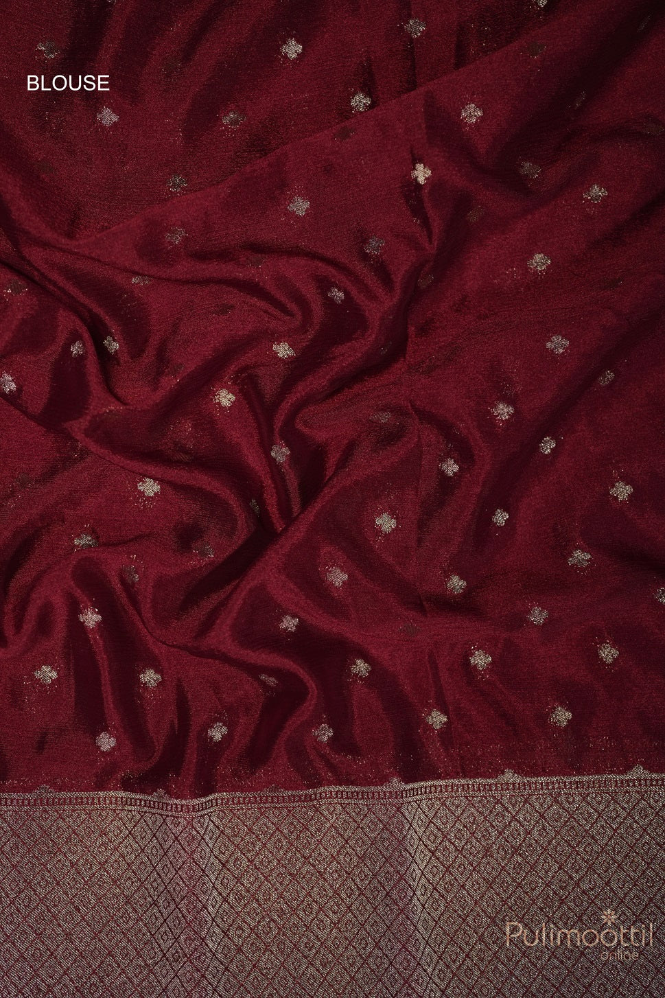 Maroon Colour Georgette Banarasi Saree