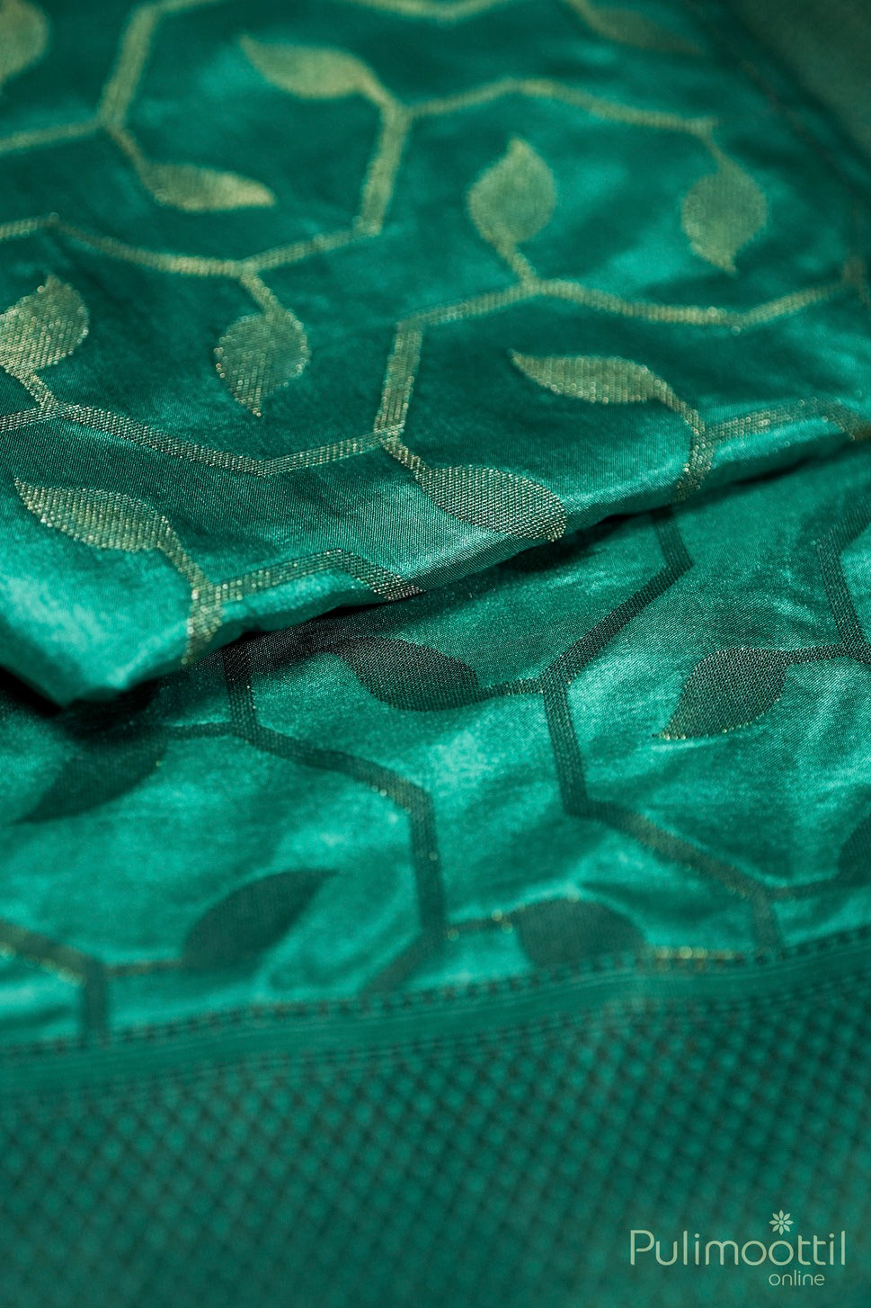 Rama Green Colour Kotta Silk Saree.