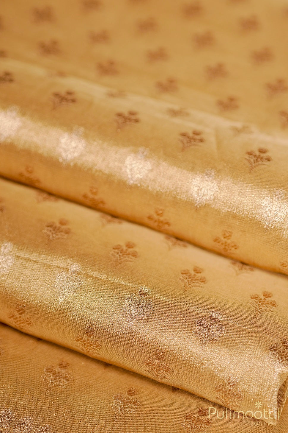 Golden Tissue Banarasi Saree.
