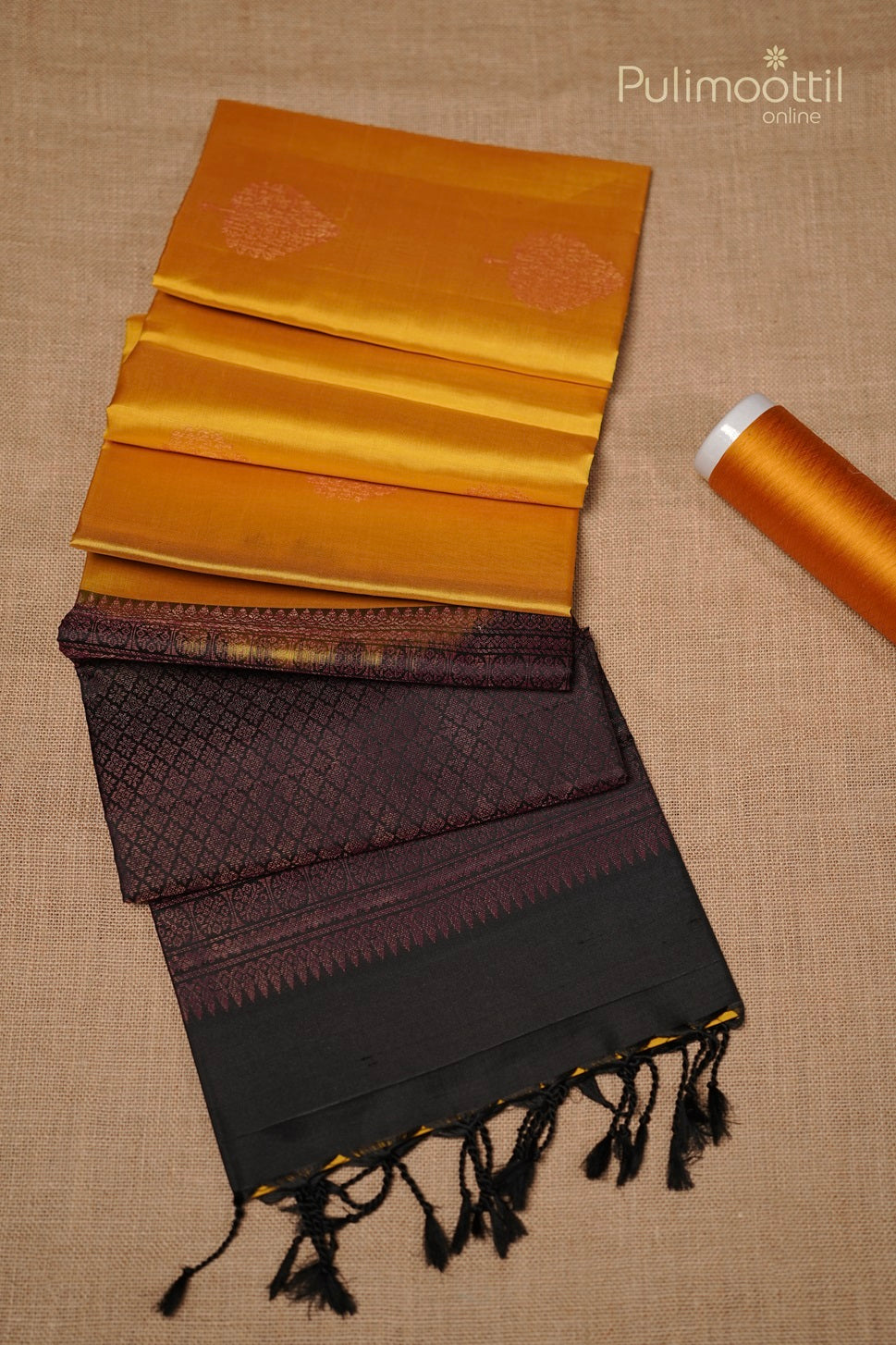 Yellow Colour Kanchipuram Soft Silk Saree