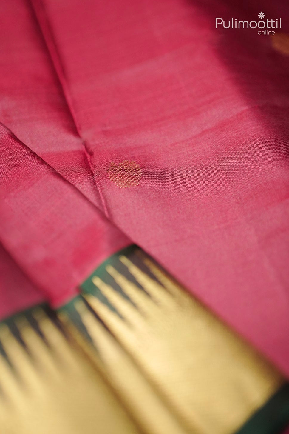 Maroon Colour Kanchipuram Soft Silk Saree.