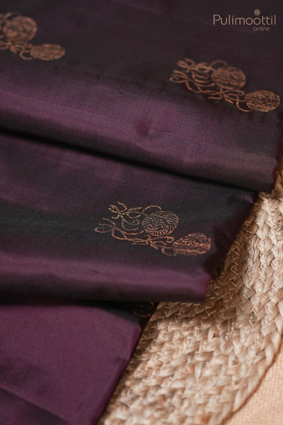 Purple Colour Kanchipuram Soft Silk Saree
