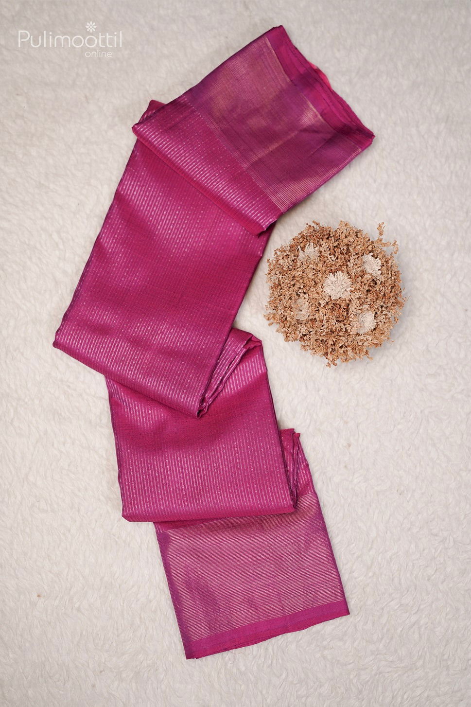 Pink Colour Kanchipuram Designer Saree