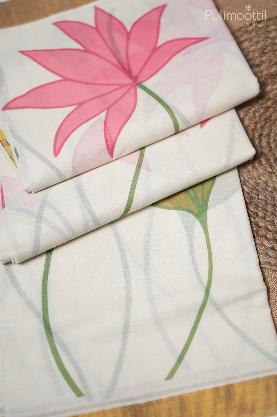 Kerala Traditional Cotton Set Saree