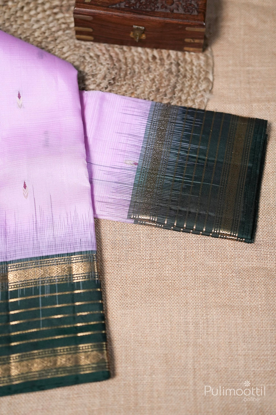 Baby Pink Colour Kanchipuram Soft Silk Saree