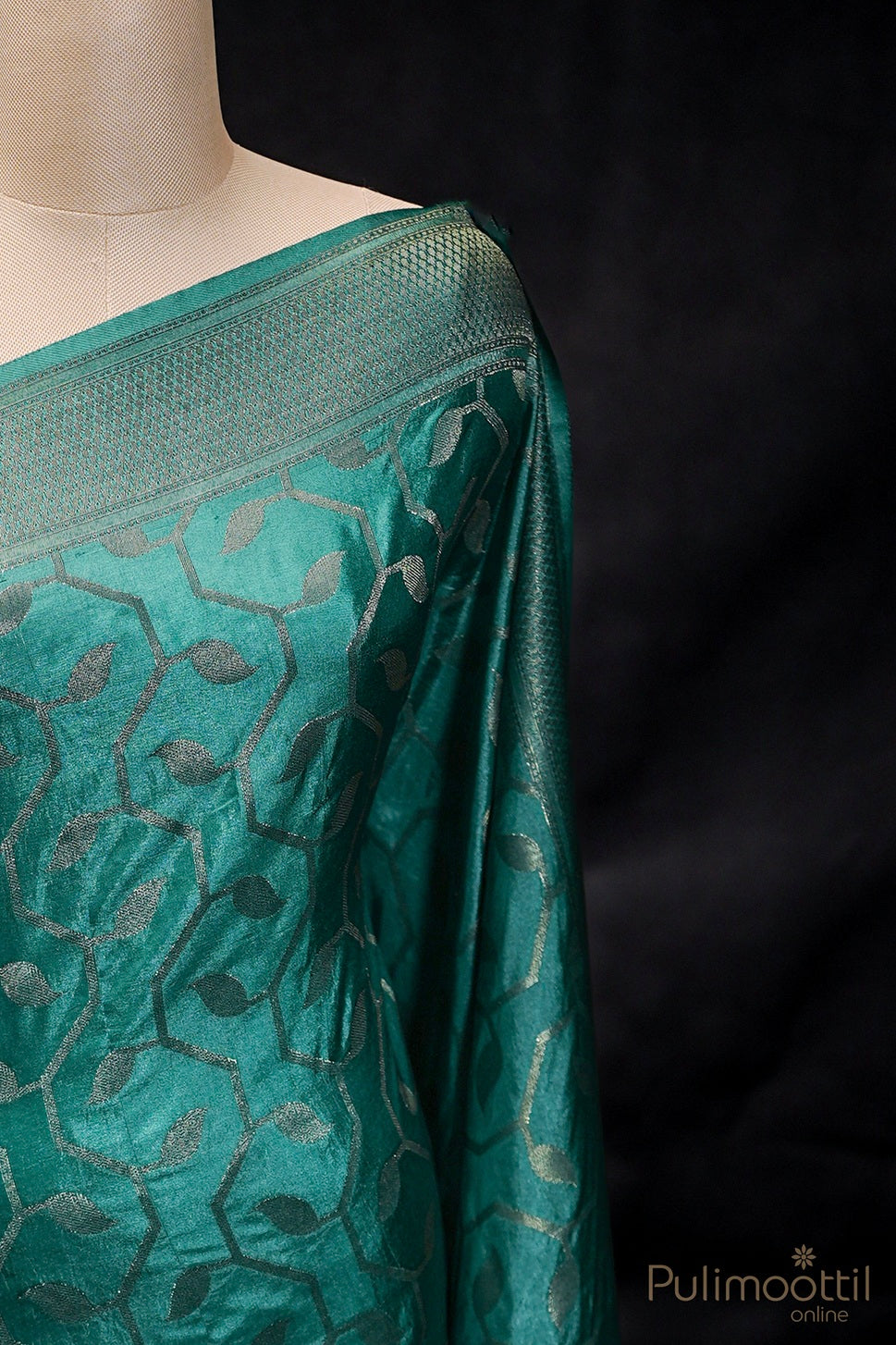 Rama Green Colour Kotta Silk Saree.