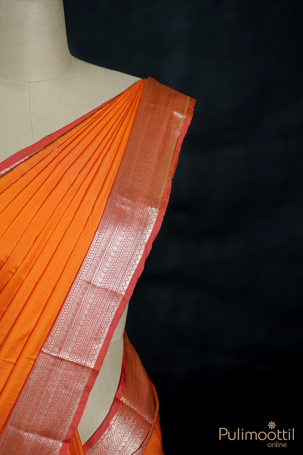 Orange Colour Arni Silk Saree.