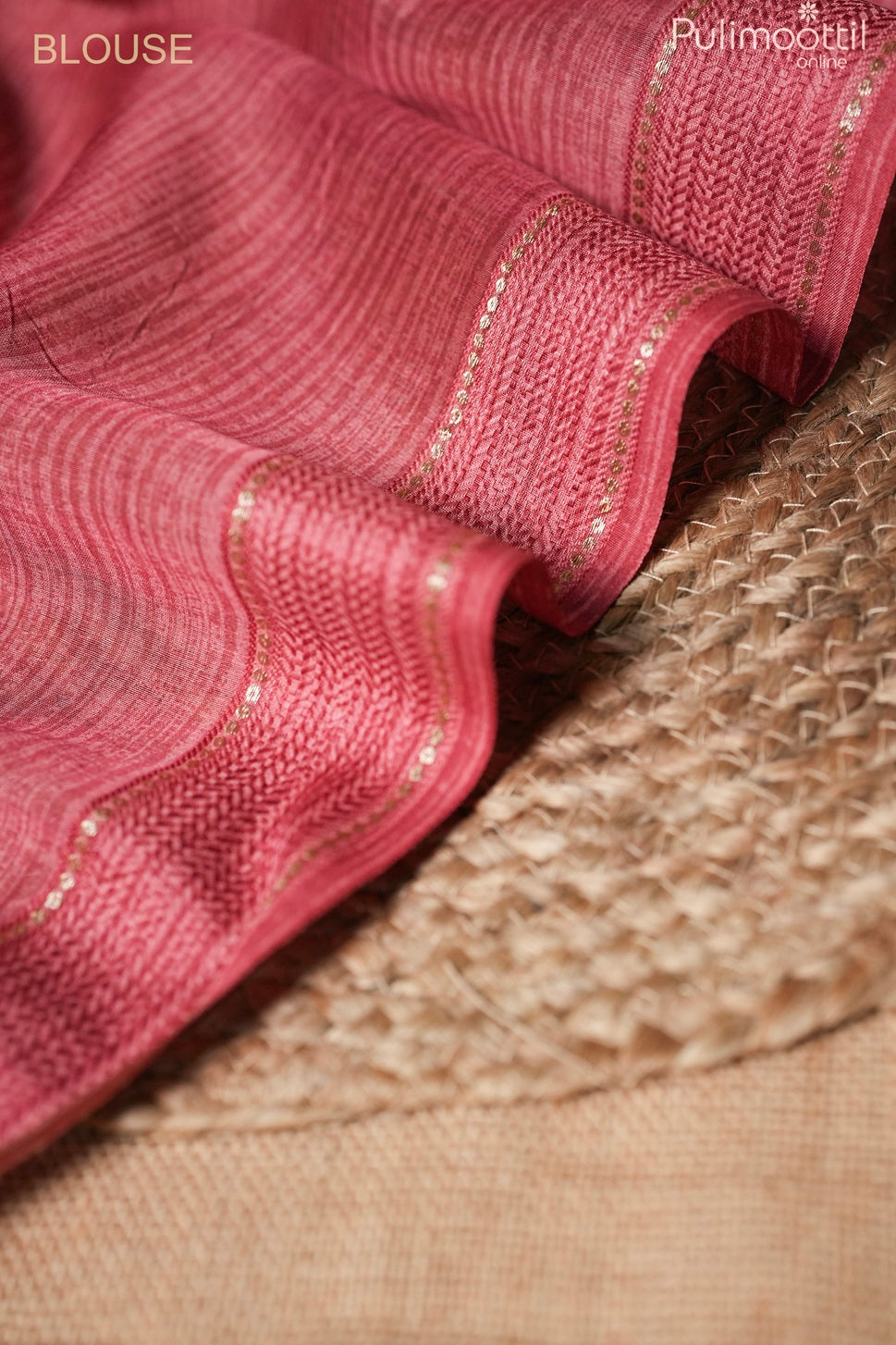 Ivory color Chanderi saree