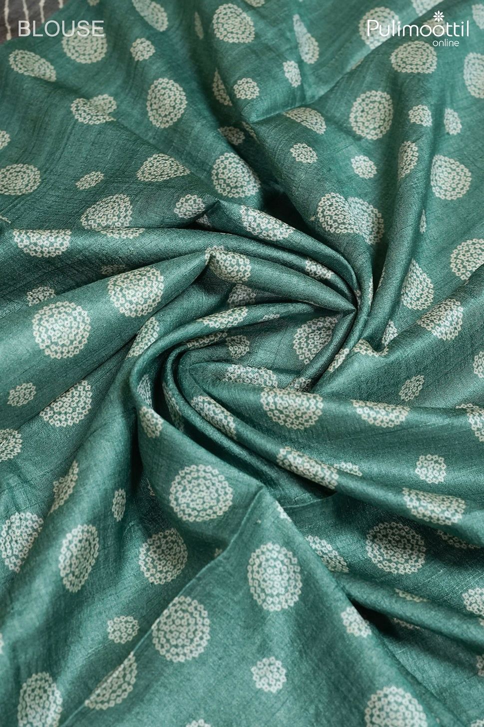 Multi color Tussar silk saree