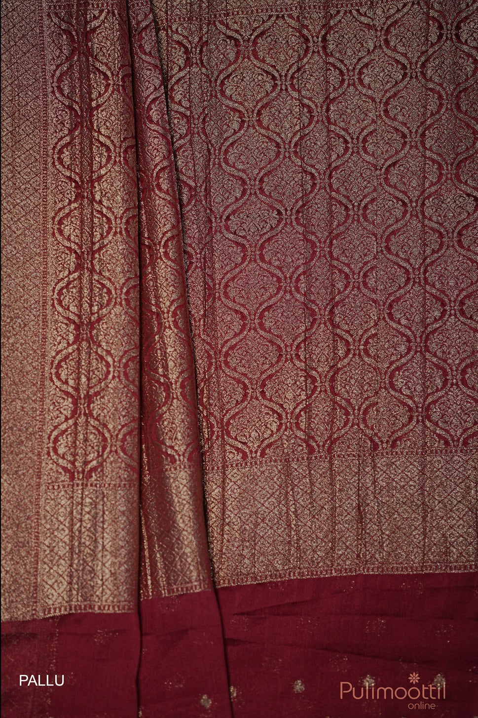 Maroon Colour Georgette Banarasi Saree