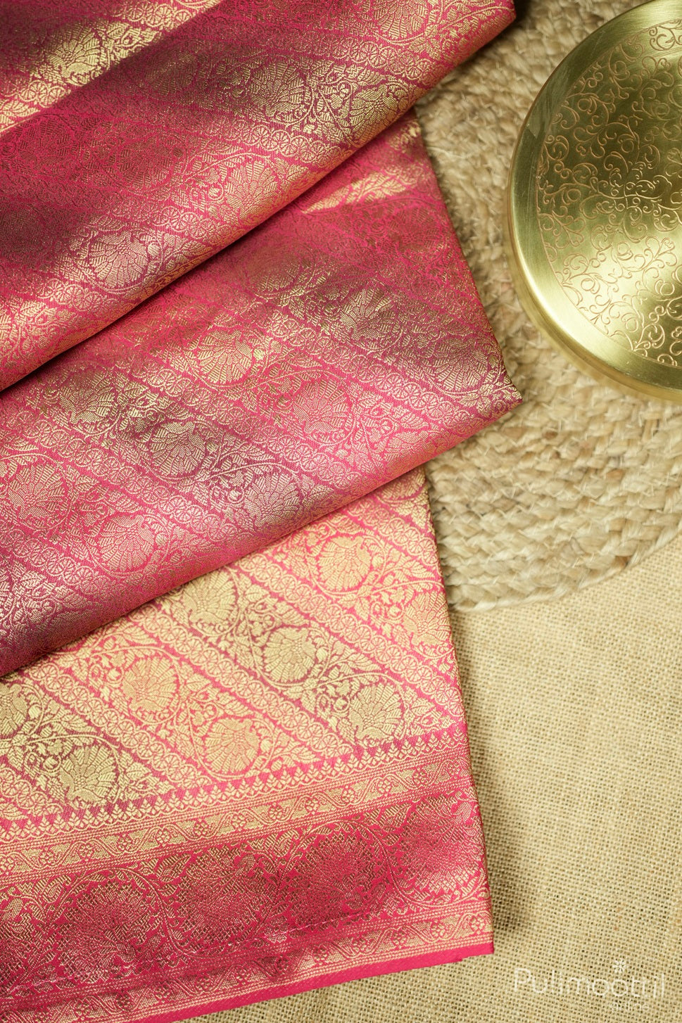 Multicolour Banarasi Silk Saree.
