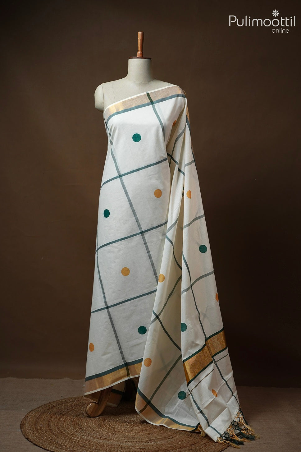 Kerala Traditional Cotton Set Saree
