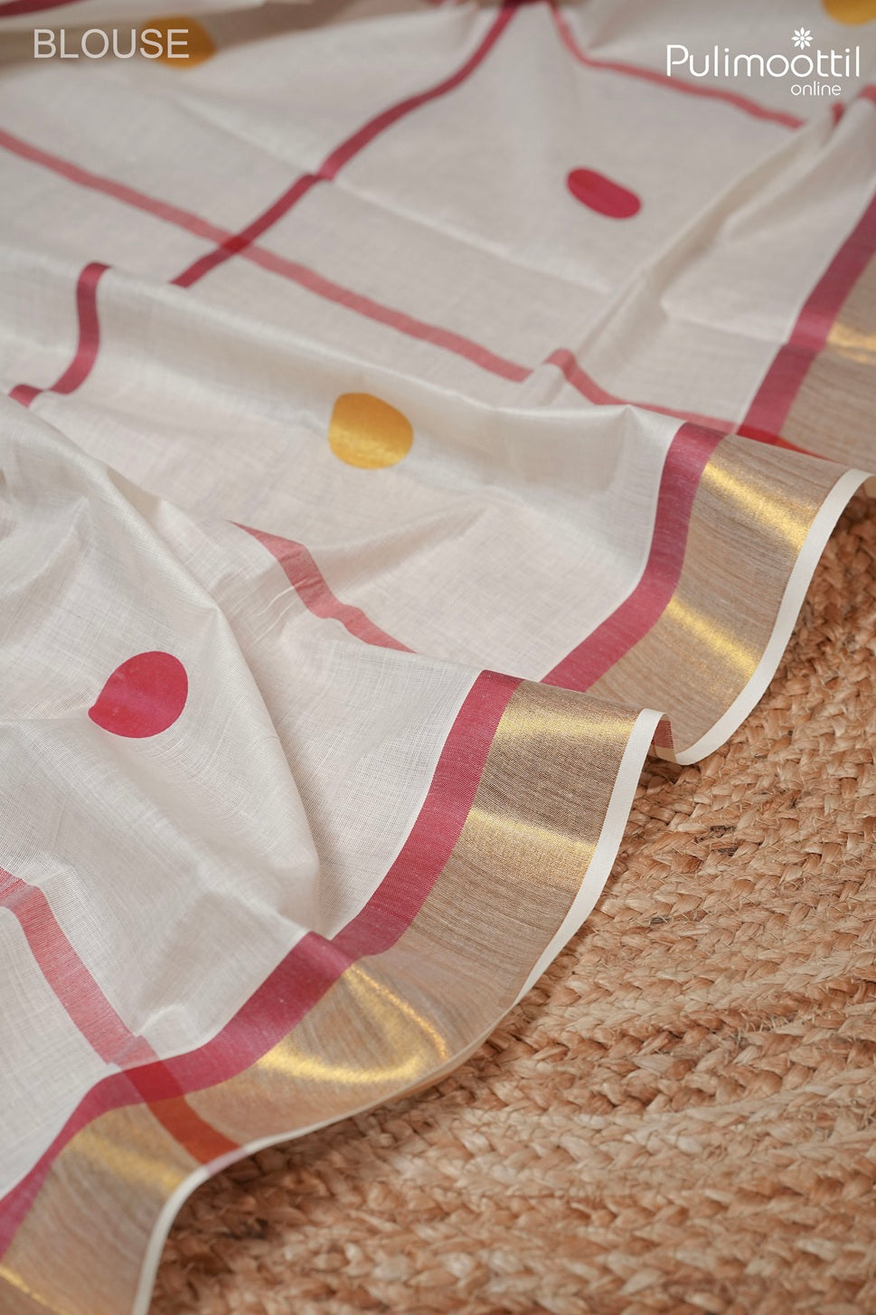 Kerala Traditional Cotton Set Saree