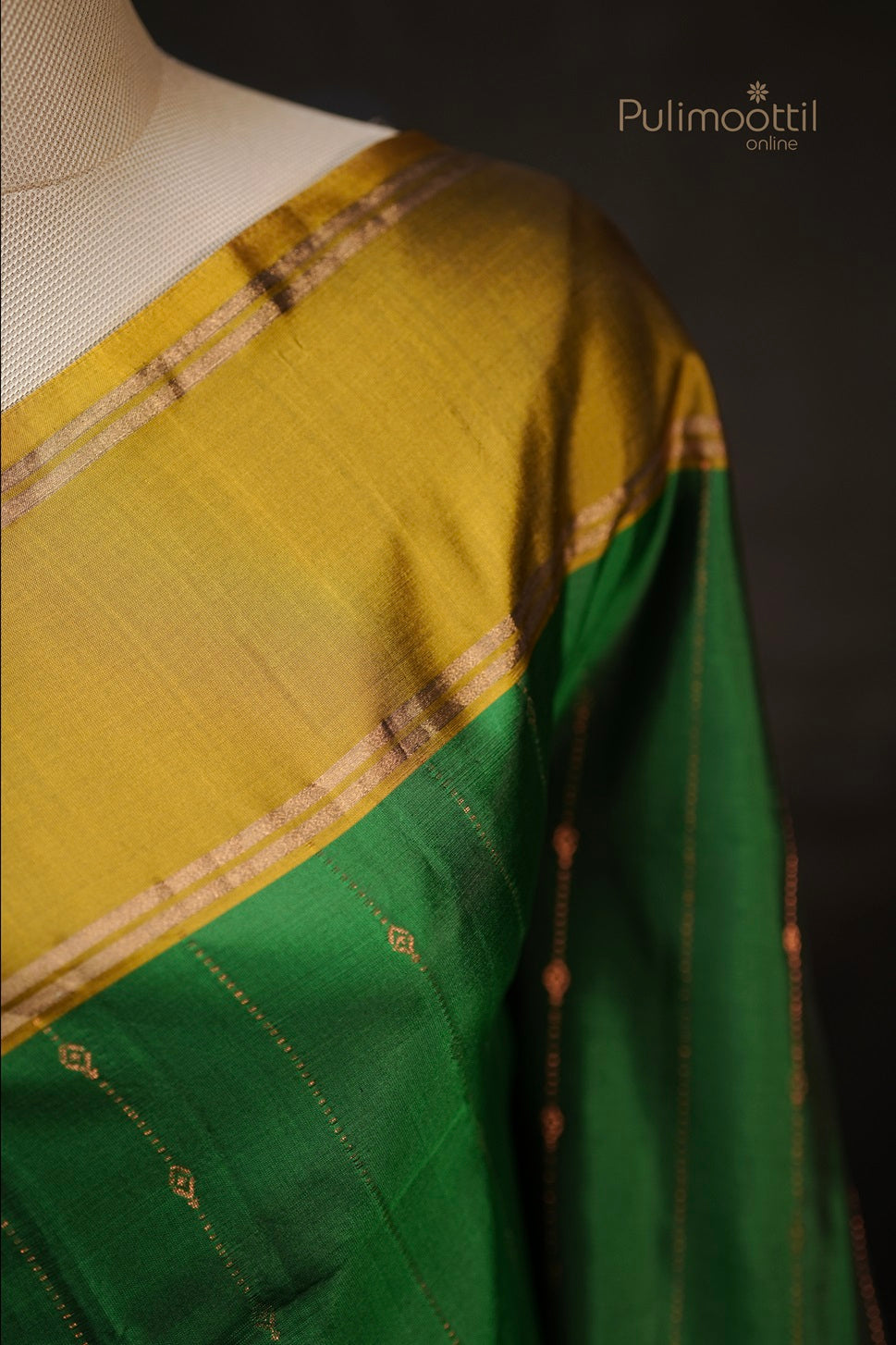 Green Colour Soft Silk Kanchipuram Saree