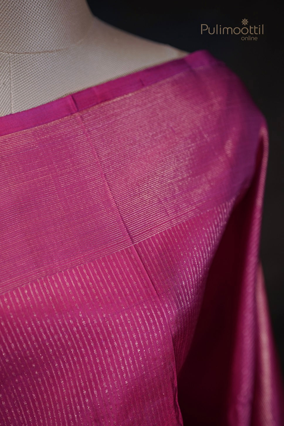 Pink Colour Kanchipuram Designer Saree