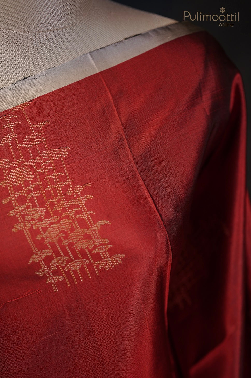 Red Colour Kanchipuram Soft Silk Saree