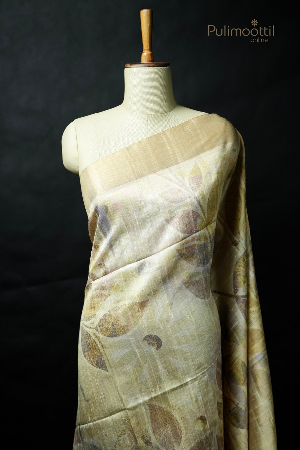 Multicolour Printed Jute Silk Saree