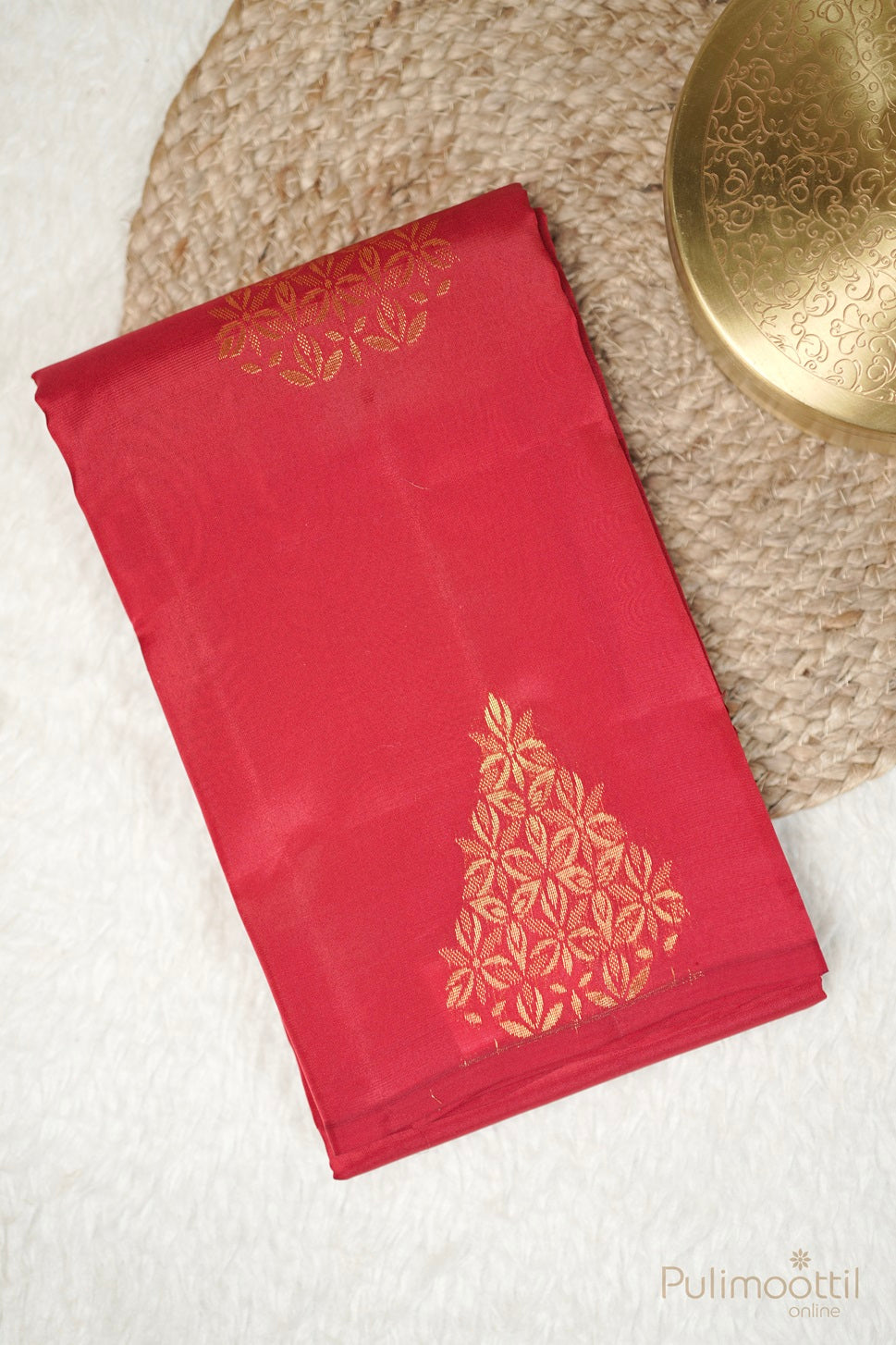 Red Colour Kanchipuram Saree