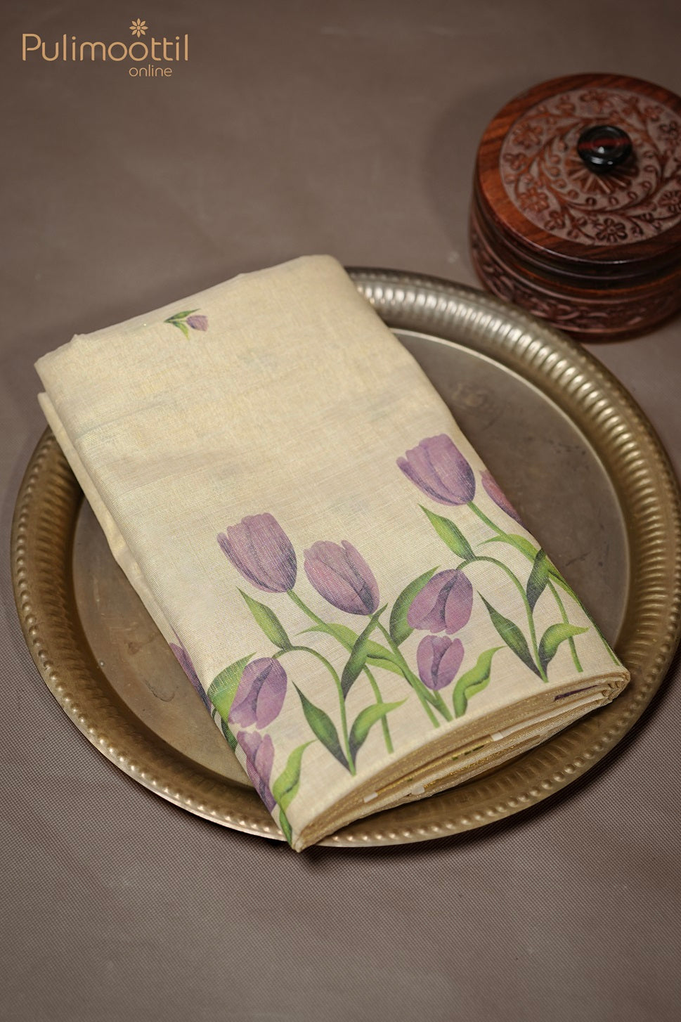 Golden Tissue Kerala Set Saree.