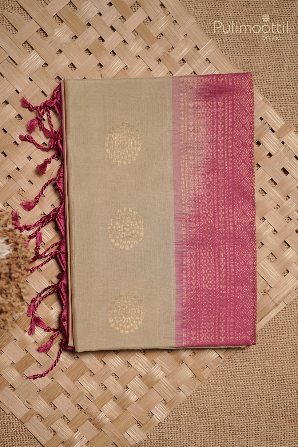 Georgian Green Colour Kanchipuram Soft Silk Saree
