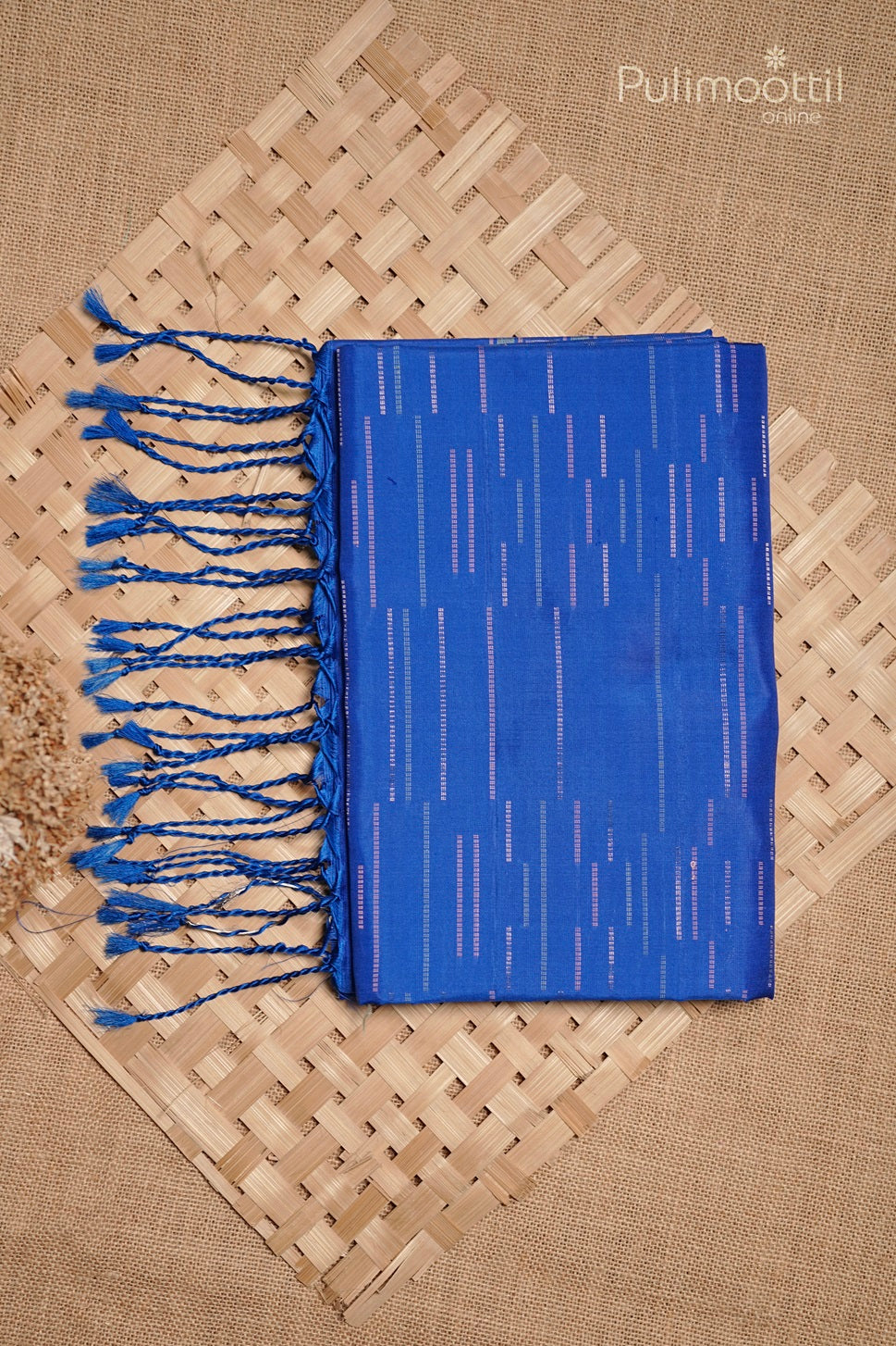 Blue Colour Kanchipuram Soft silk Saree