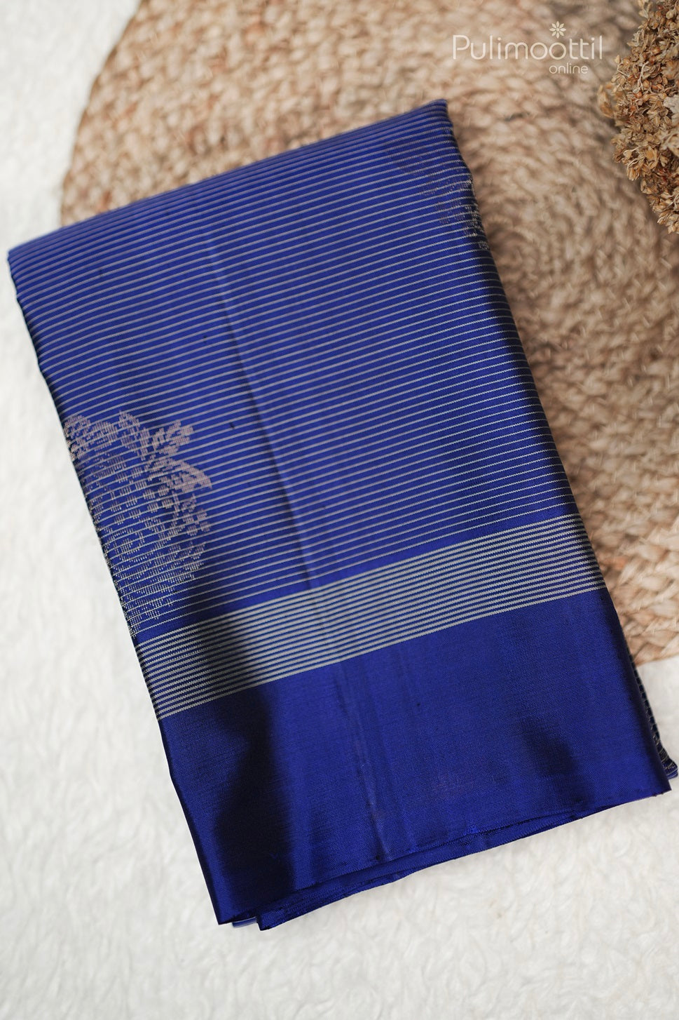Blue Colour Kanchipuram Soft Silk Saree