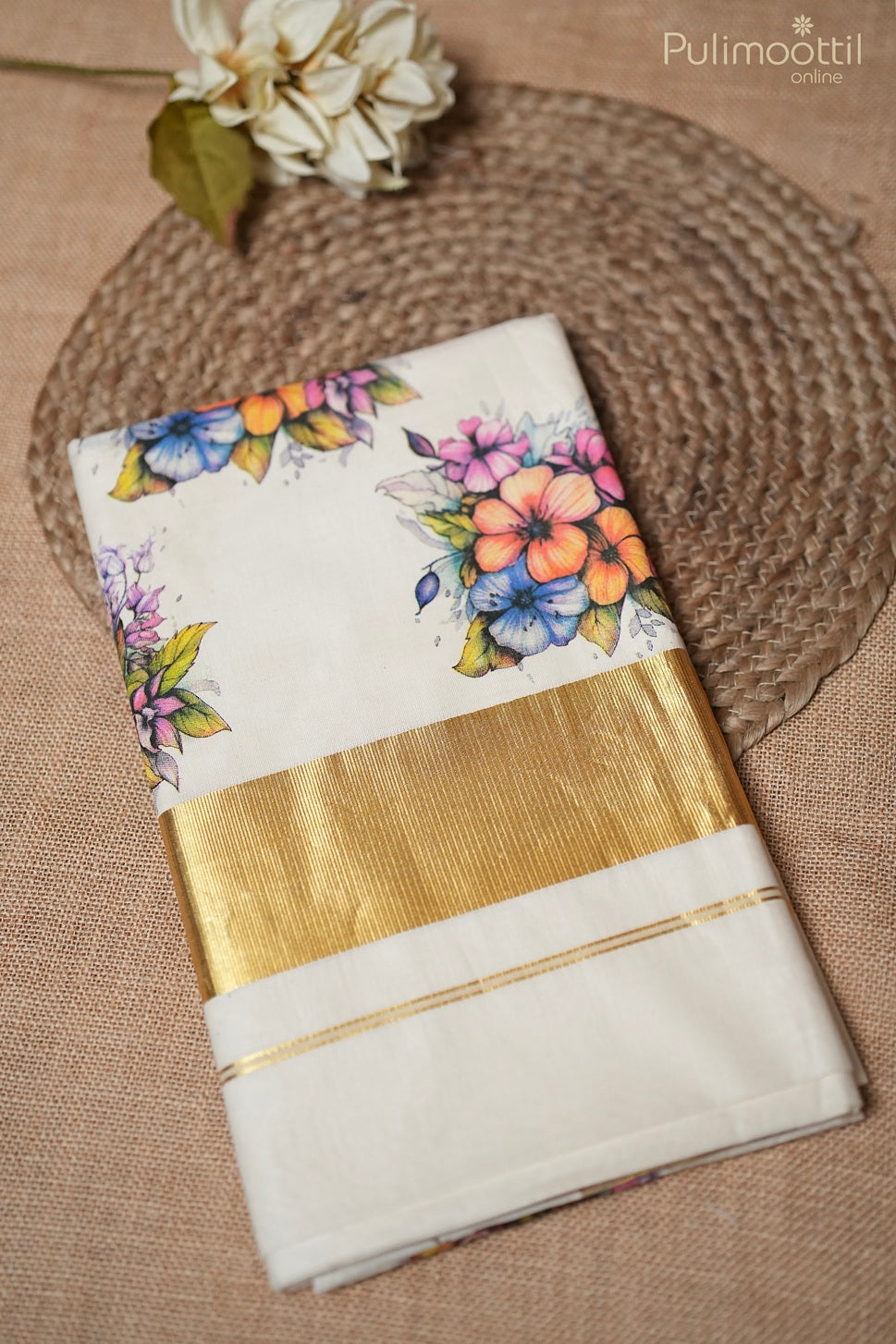 Kerala Traditional Cotton Set Saree