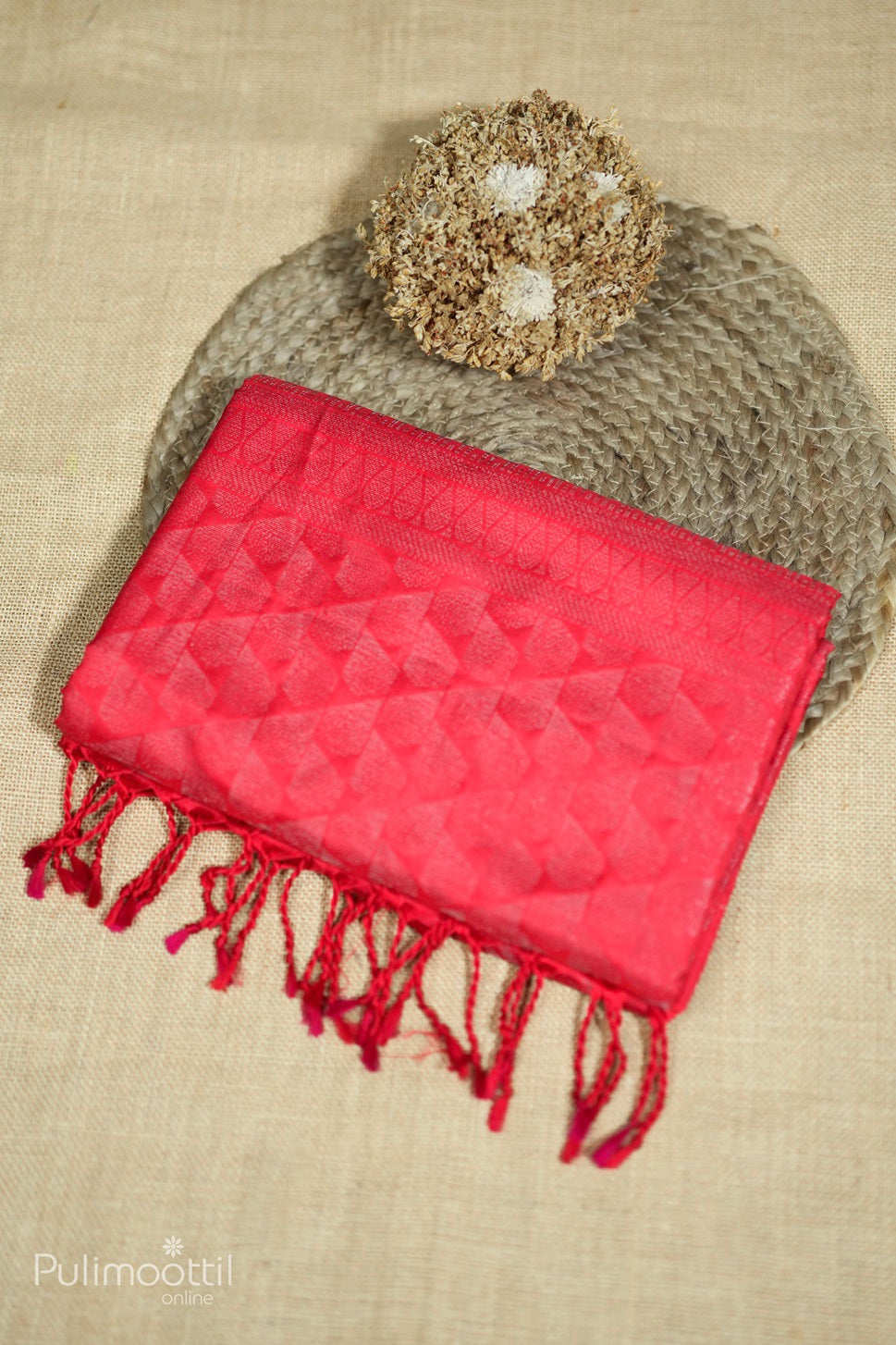 Red Colour Kanchipuram Soft Silk Saree