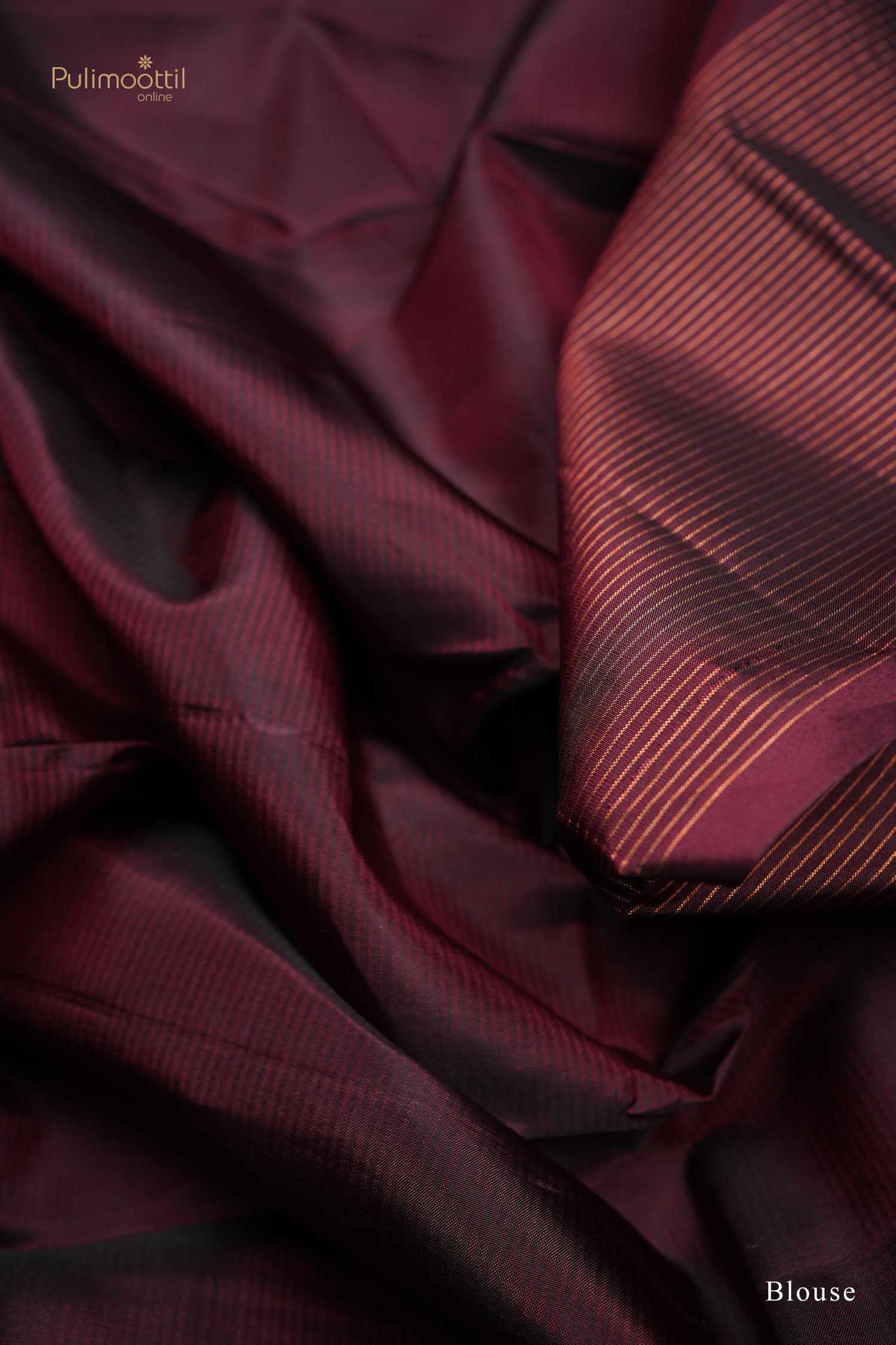 Black color Kanchipuram silk saree