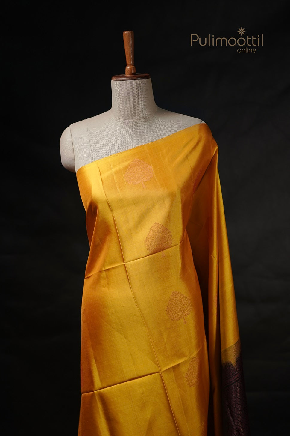 Yellow Colour Kanchipuram Soft Silk Saree