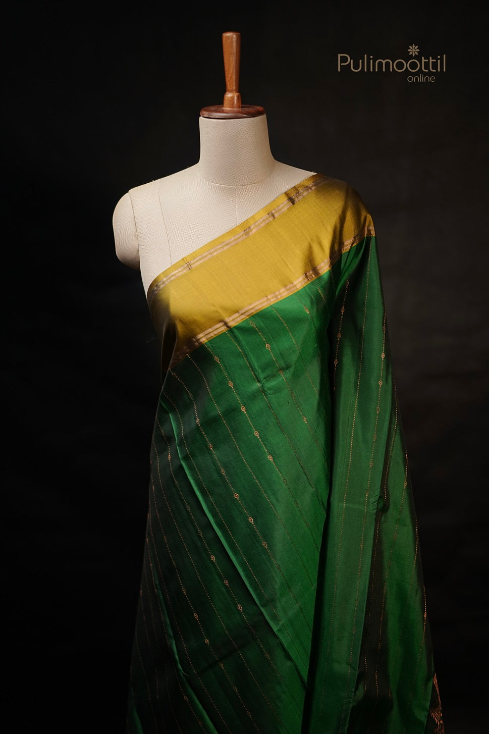 Green Colour Soft Silk Kanchipuram Saree