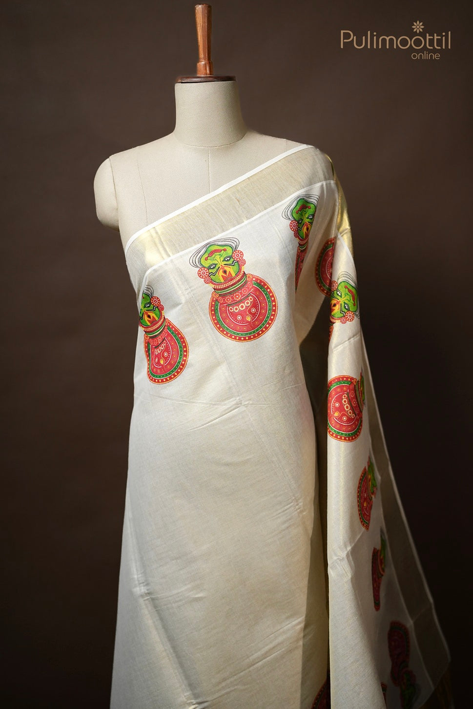 Kerala Traditional Cotton Set Saree