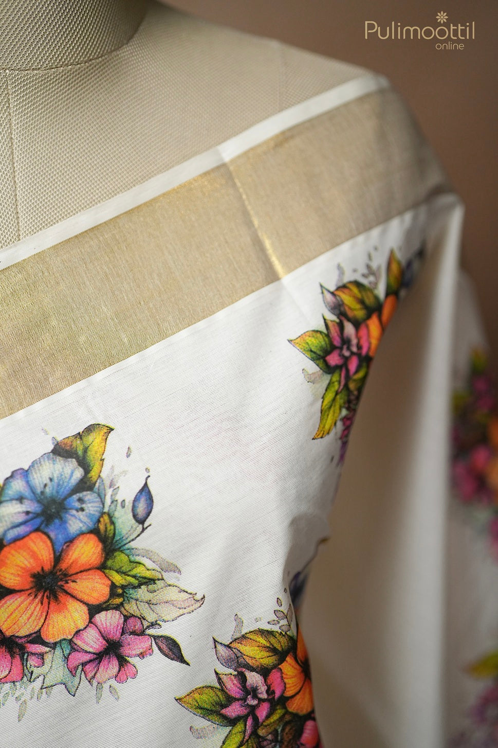 Kerala Traditional Cotton Set Saree