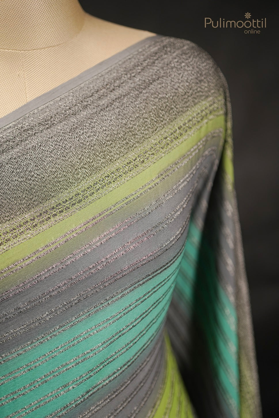 Multicolour Georgette Banarasi Saree