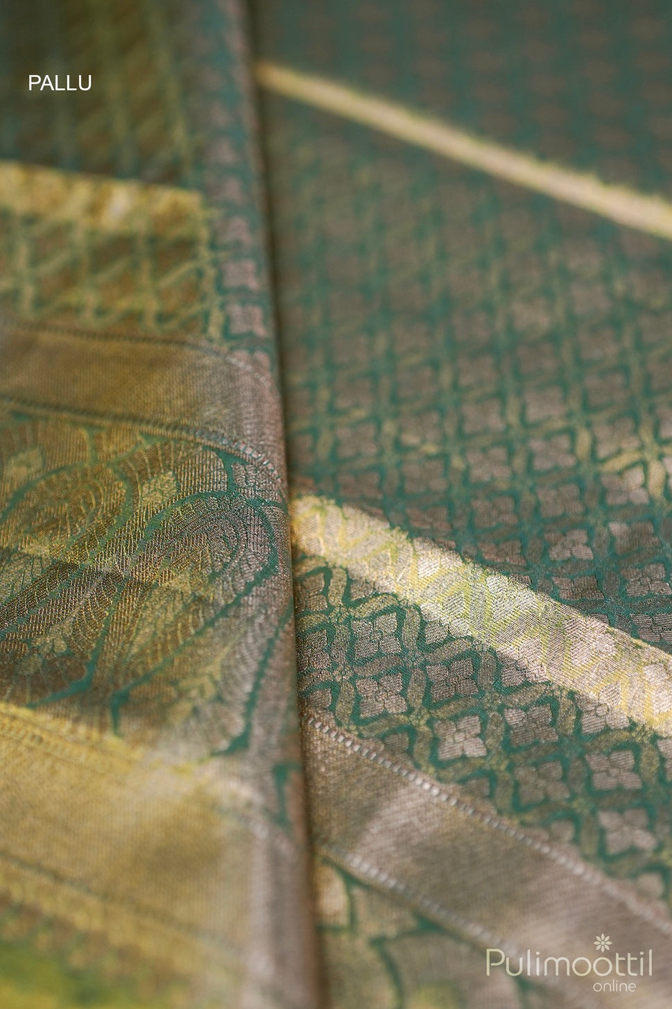 Sea Form Green Colour Art Silk Wedding Saree.