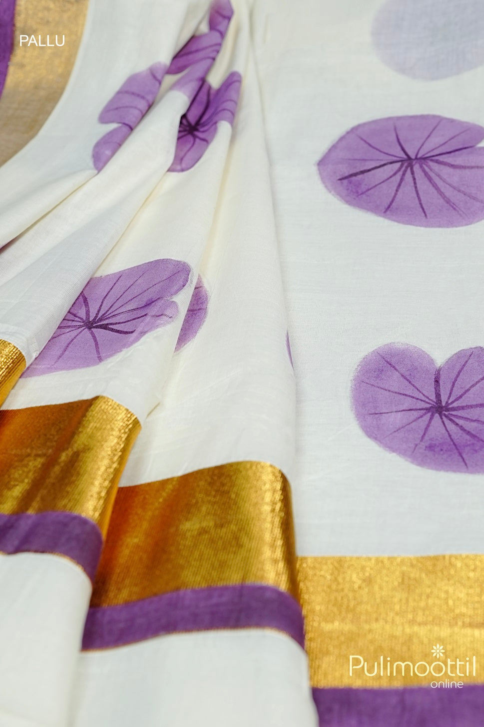 Off White Colour Cotton Set Saree.