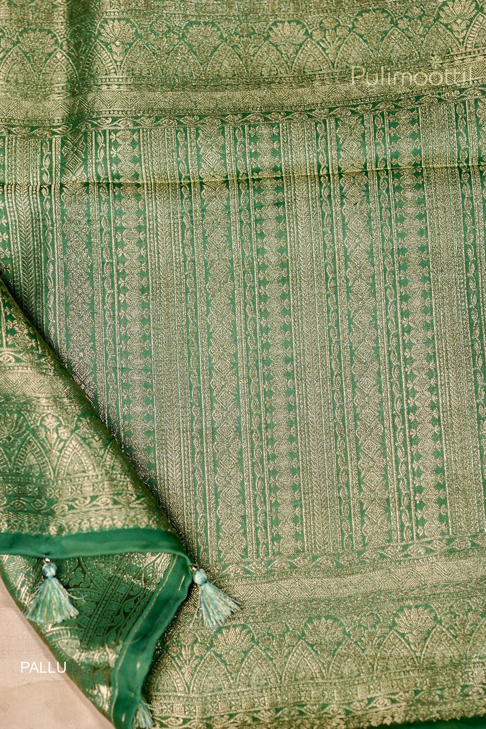 Multi Colour Organza Banarasi Saree.