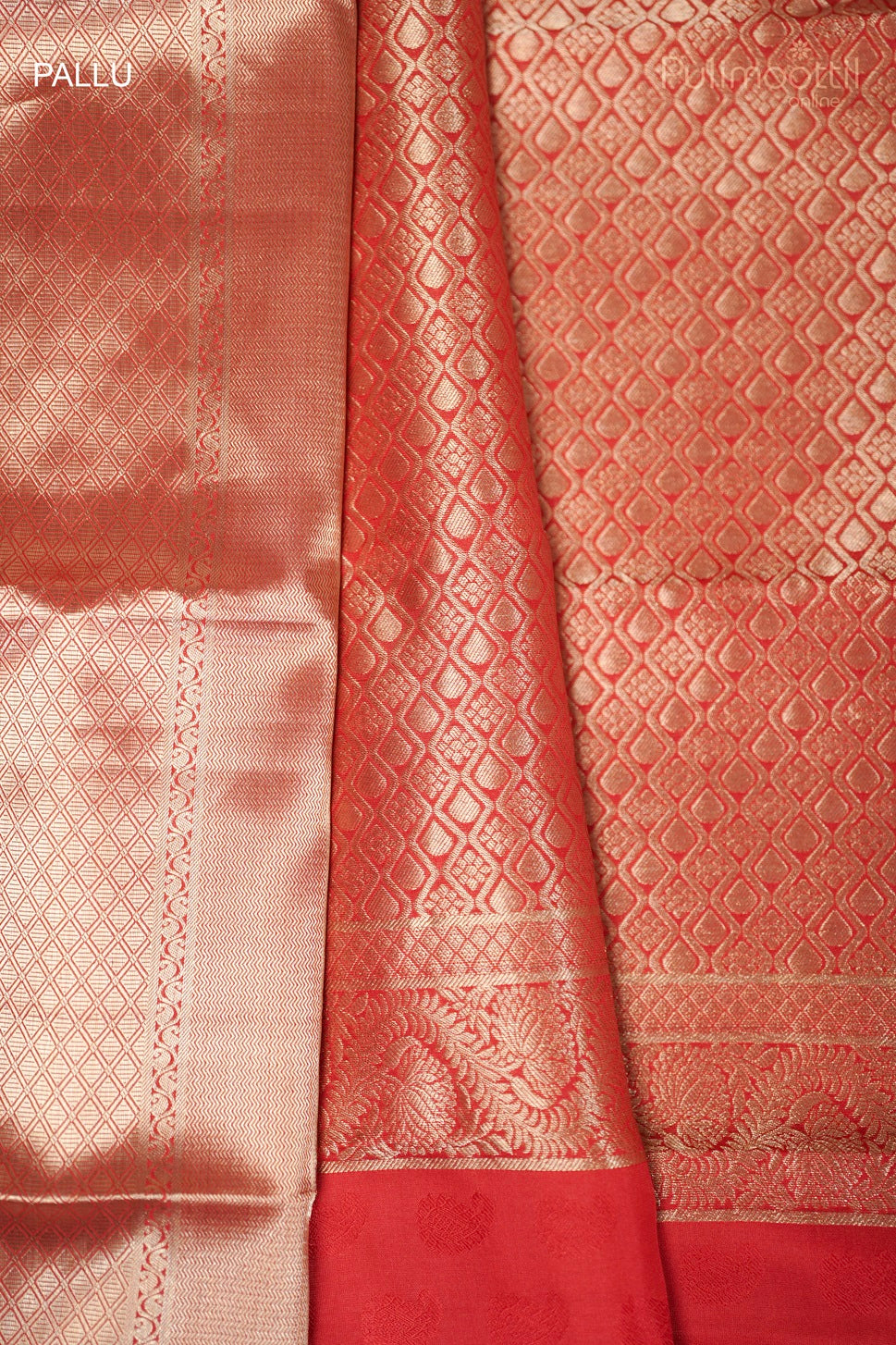 Red Colour Kanchipuram Soft Silk Saree